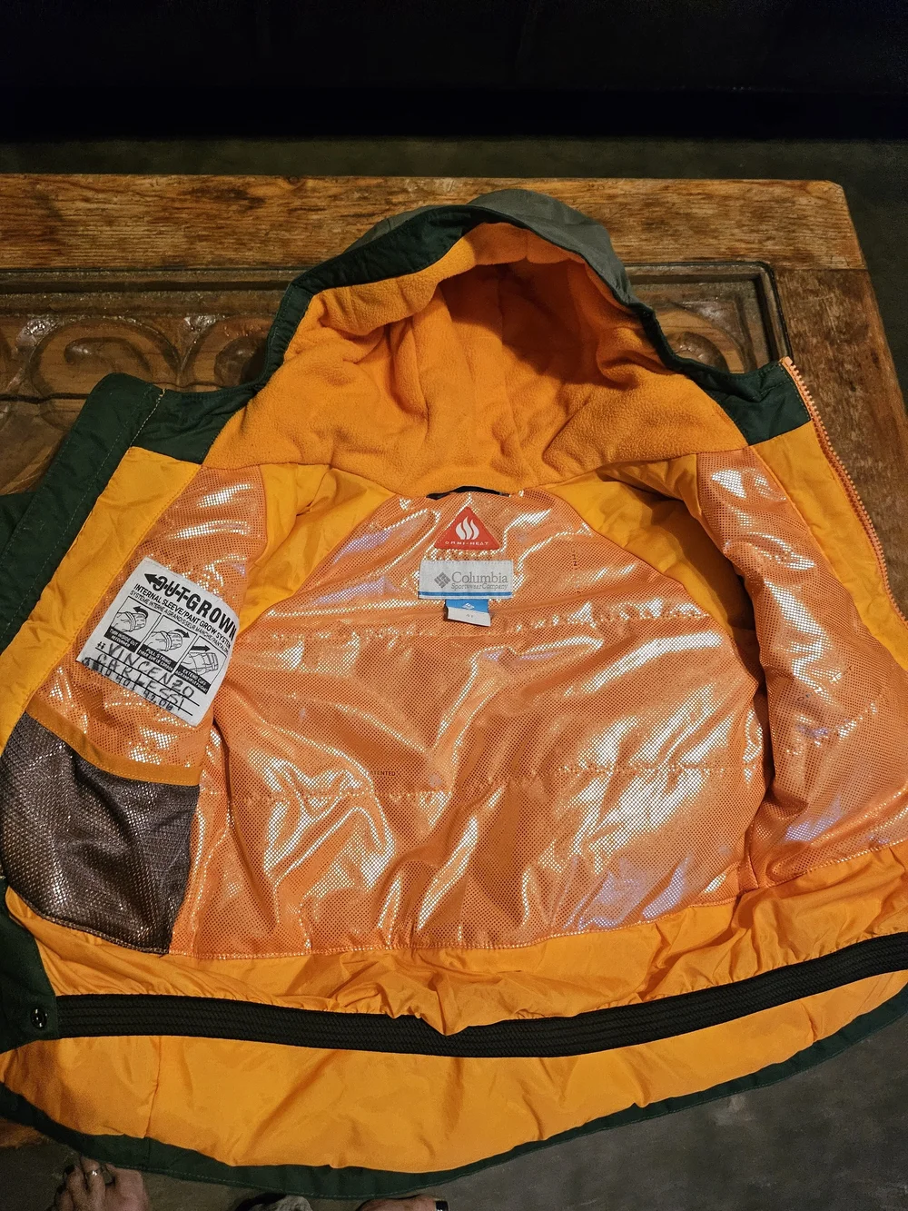 Columbia kids green